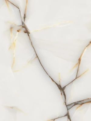 Glancētas flīzes ar zelta kristāliem GOLDEN ICE ONYX, 60x120 cm, TS